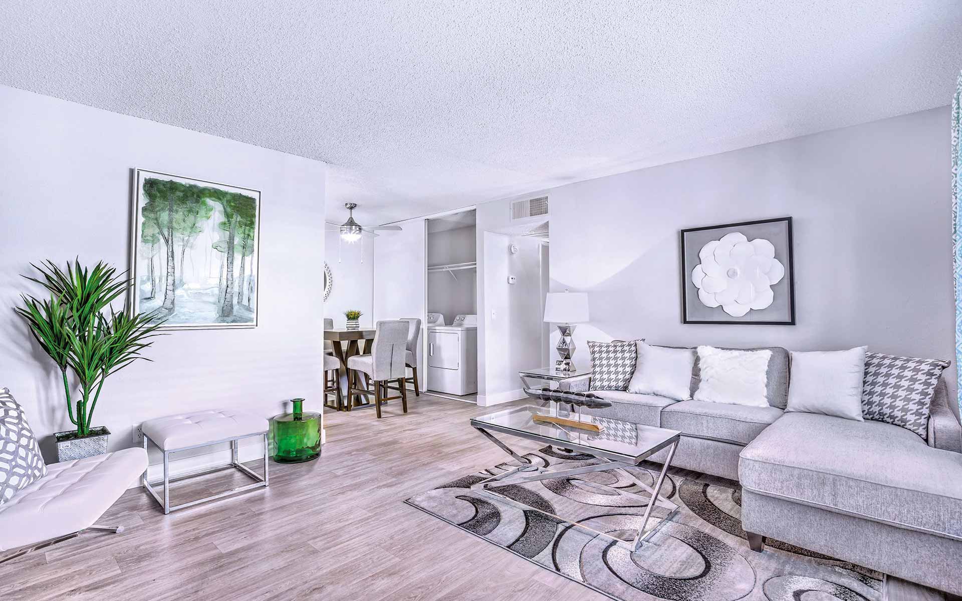 An image of a building at the Corner Stone Crossing Multi-family development owned by Henley Investments as part of the Multi-family PRS & BtR division