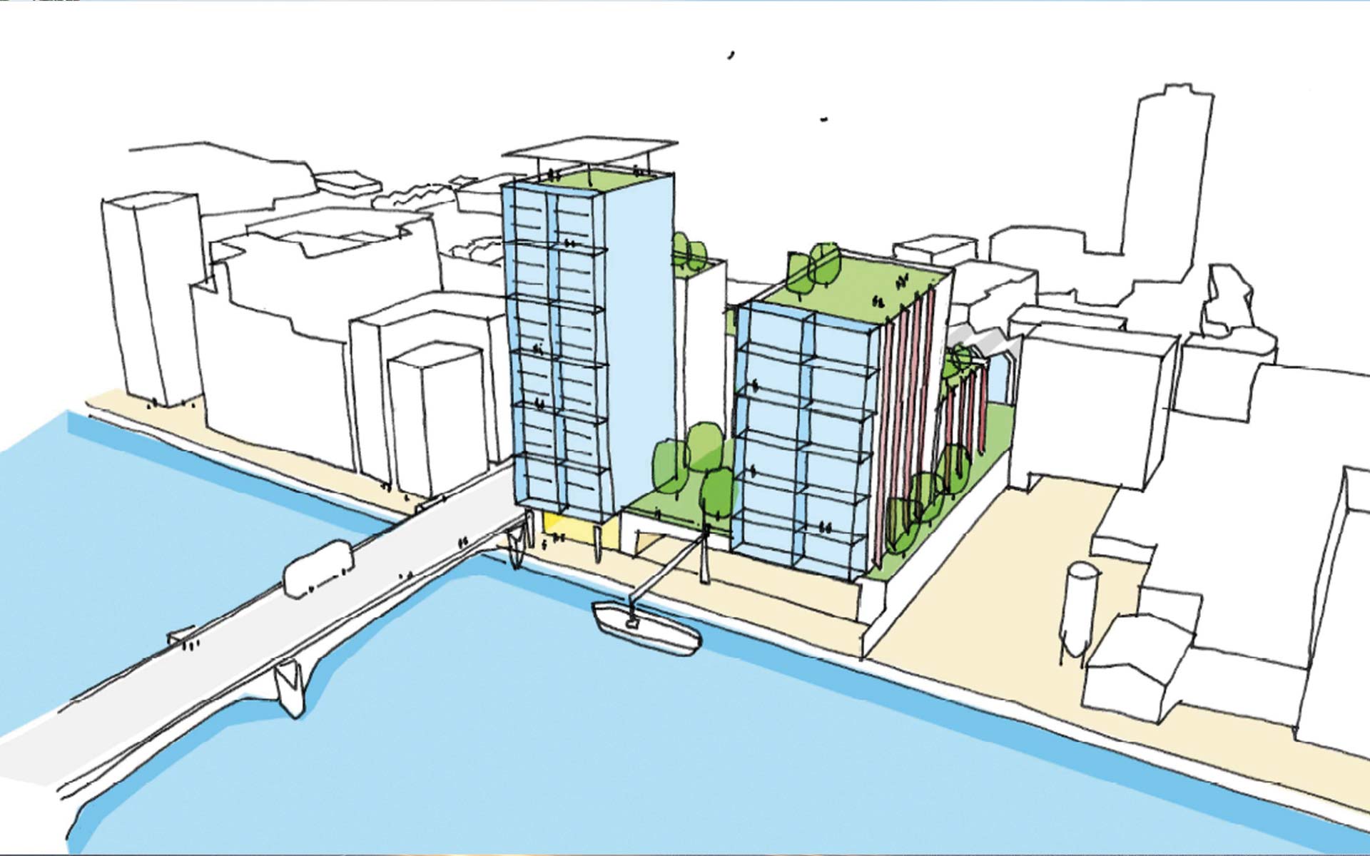 Henley Investments - A Henley multi family PRS & BTR Asset - A riverside development site in Fulham, London UK