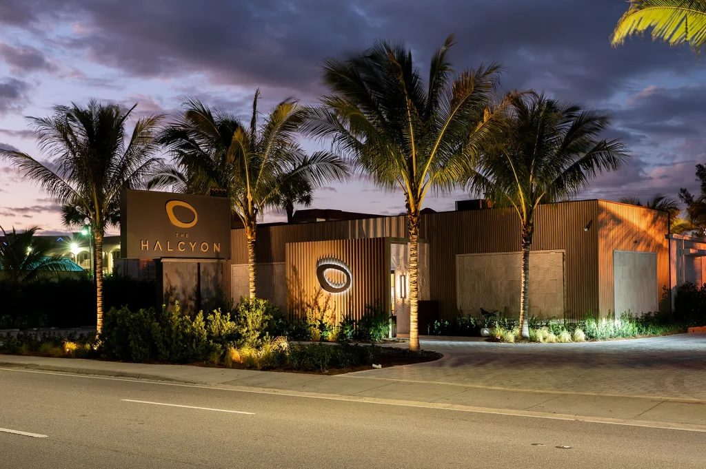 Immersive Gallery Experience Entrance to The Halcyon immersive gallery in Naples Florida