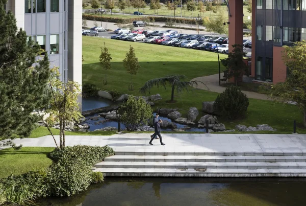 Landscaped business park within the Henley Bartra commercial property portfolio