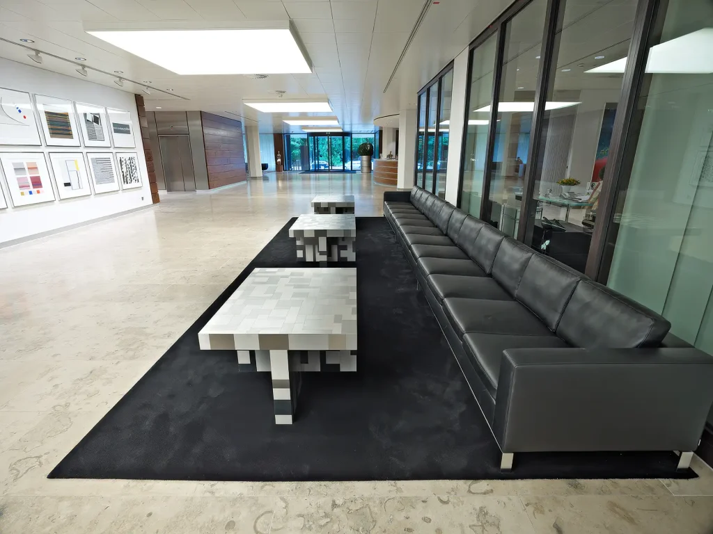 Essen Lobby Interior Lobby and communal areas within the Essen mixed-use office investment
