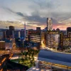 CGI visualisation of Martineau Place in Birmingham adjacent to the future HS2 Curzon Street station