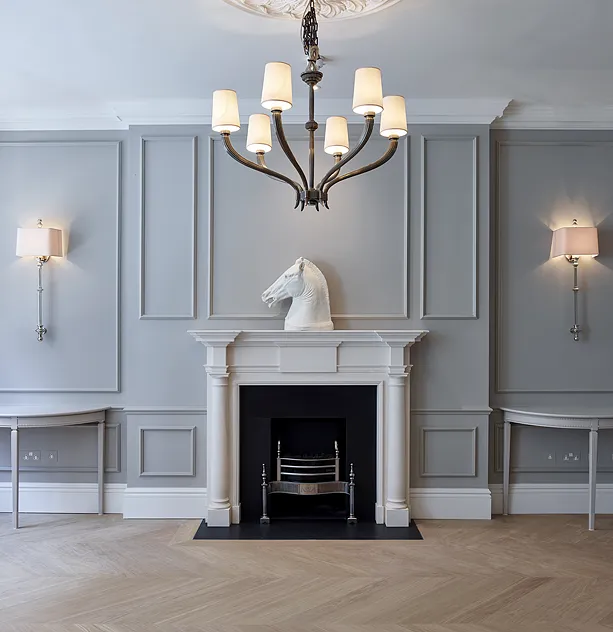 Elegant interior design within a luxury residential development