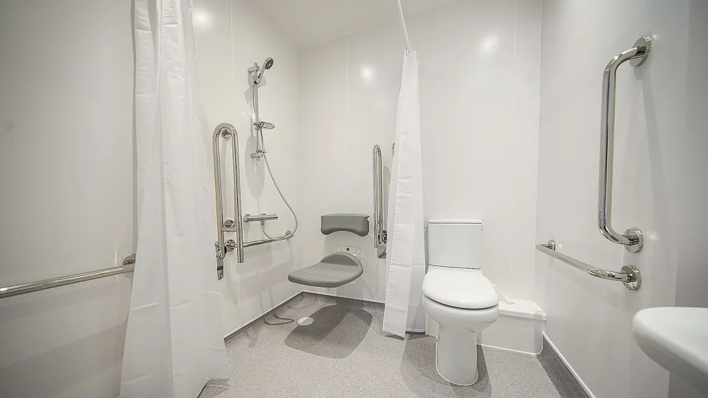 Oswin Road Accessible Bathroom Accessible bathroom within Oswin Road supported housing accommodation