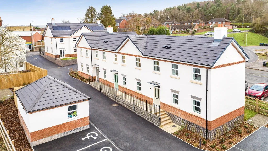 Telford Residential Development Exterior view of Telford residential development delivered through SIPUT